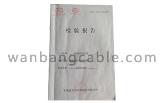 檢驗報告-塑料絕緣控制電纜